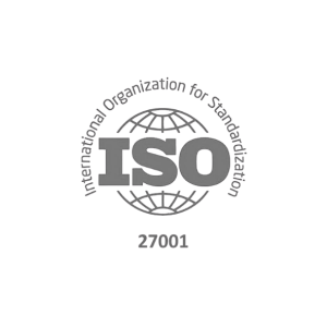 Logo certificazione ISO 27001 a simboleggiare che Sigemi HSC è compliant e possiede tale certificazione
